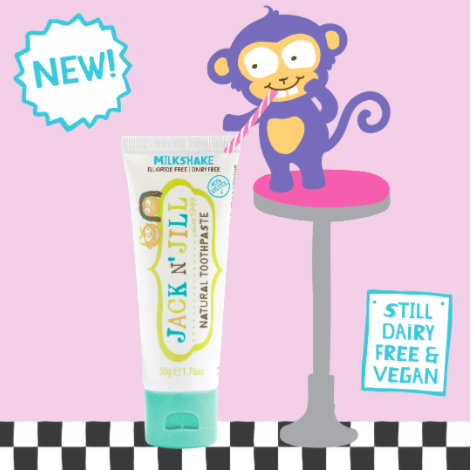 Jack N' Jill Natural Certified Toothpaste Milkshake 50g