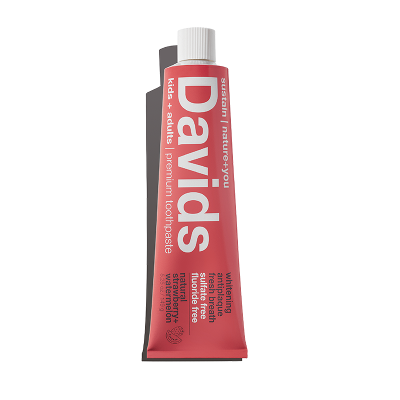 Davids Kids + Adults Premium Toothpaste - Strawberry Watermelon