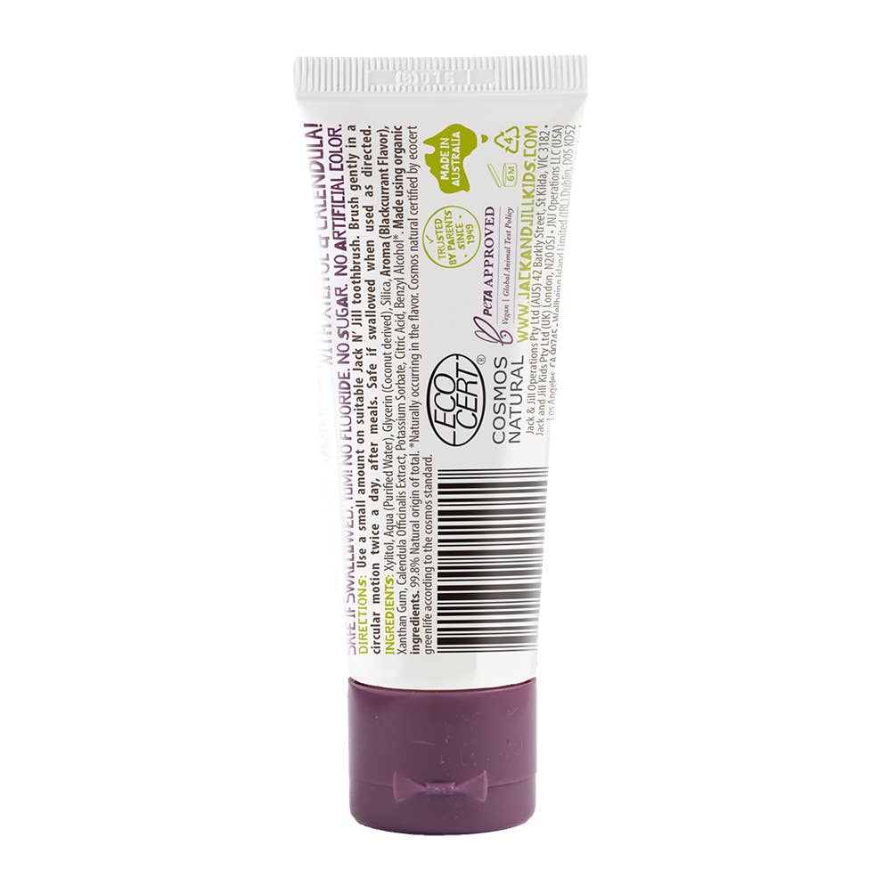 Jack N' Jill Natural Certified Toothpaste Blackcurrant 50g