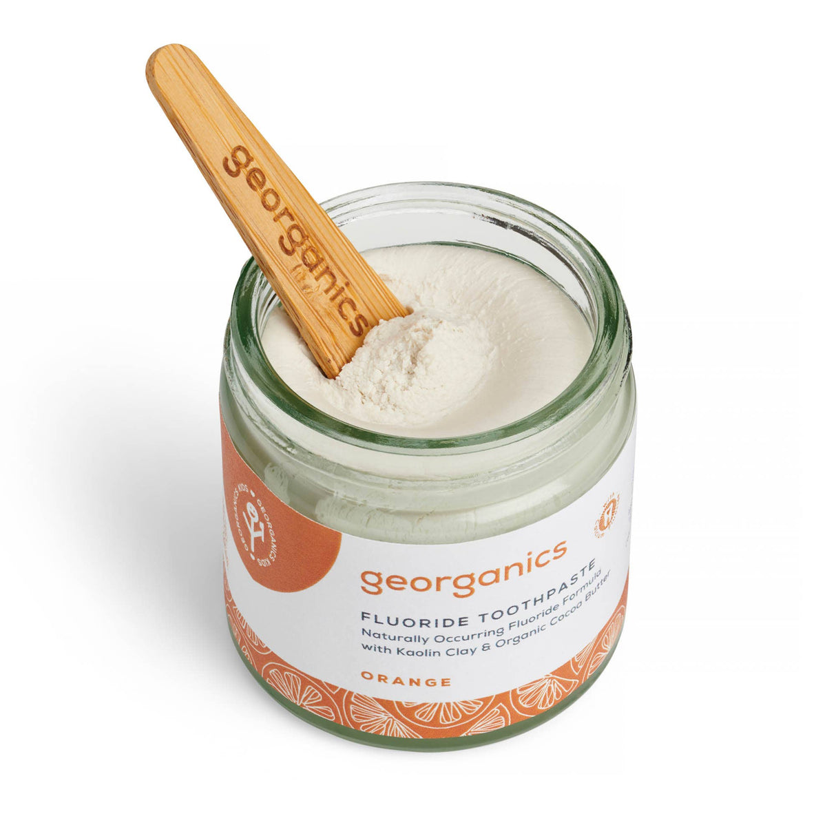 Georganics Fluoride Toothpaste - Orange