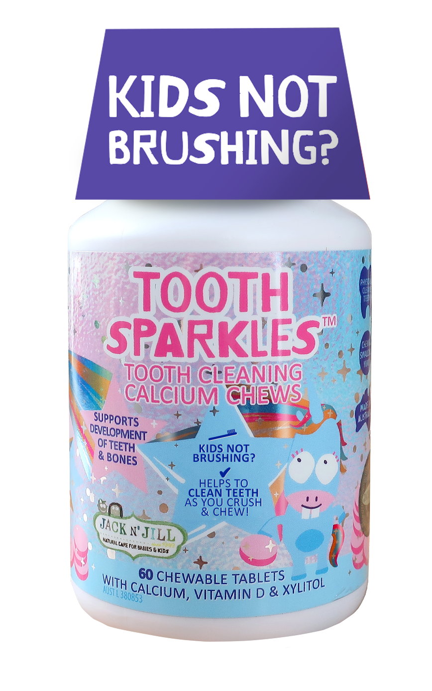 Jack N' Jill Tooth Sparkles 60 pack - Tooth Cleaning chews