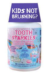 Jack N' Jill Tooth Sparkles 60 pack - Tooth Cleaning chews