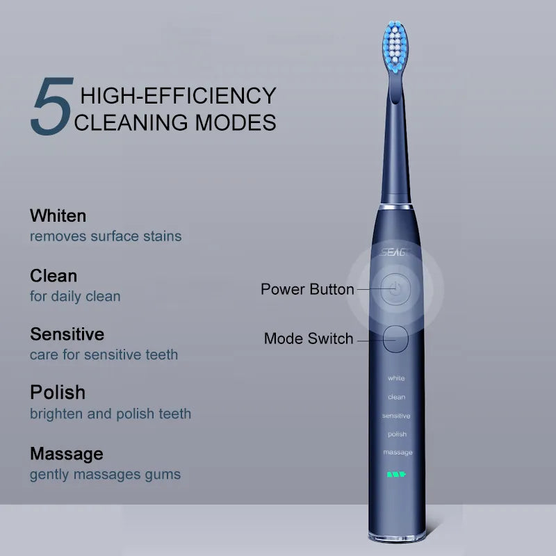 Seago Electric Toothbrush SG-575 Cleaning Modes