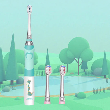 Seago Kids Electric Toothbrush SG-977 Green