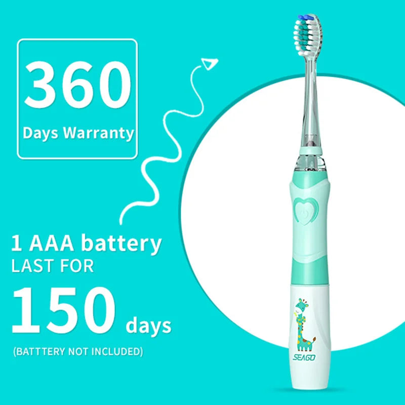 Seago Kids Electric Toothbrush SG-977 Battery Life