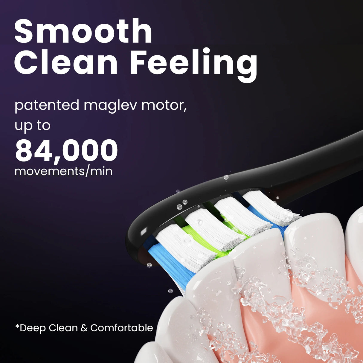 Oclean X Pro Electric Toothbrush cleaning ability