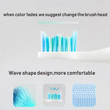 Seago Tooth Electric Toothbrush Head Replacement 10 Pack