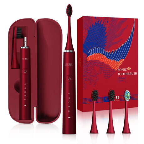 Seago S5 Electric Toothbrush Red