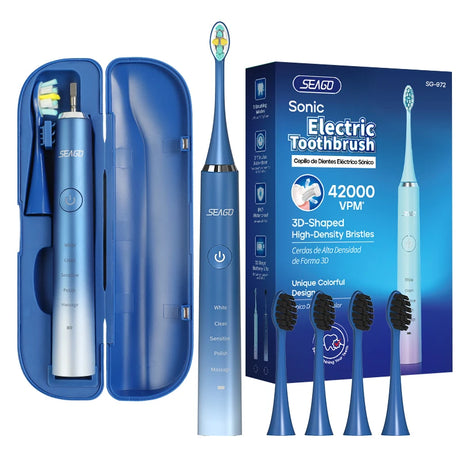 Seago S5 Electric Toothbrush Blue