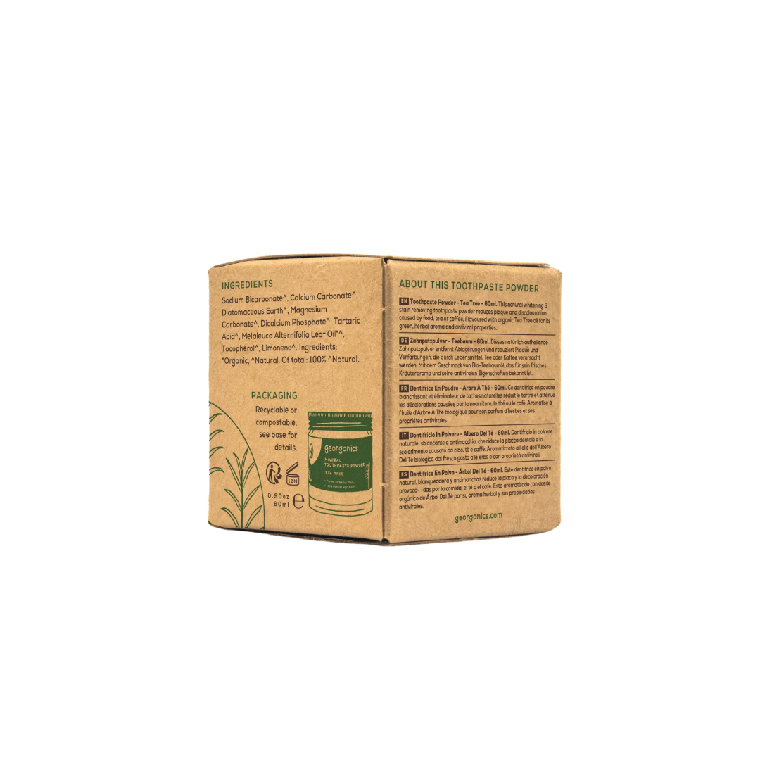 Georganics Whitening Toothpowder - Tea Tree