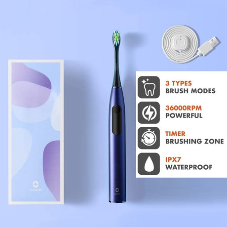 Oclean Electric Toothbrush Air 2 Blue Pacakge