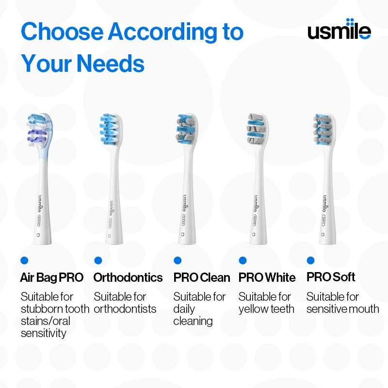 usmile Genuine Replacement Toothbrush Heads